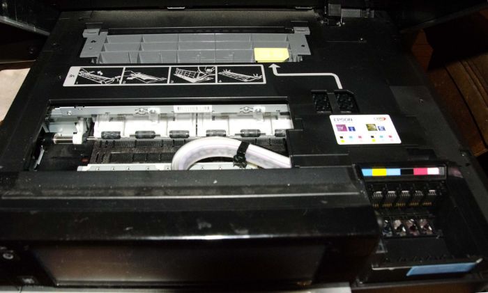 comment faire un reset sur imprimante epson